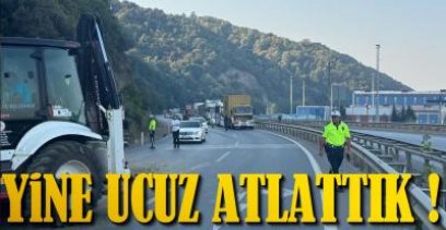 EREĞLİ'DE FACİA TEĞET GEÇTİ !