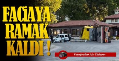 EREĞLİ'DE FECİ KAZA; FACİAYA RAMAK KALDI !