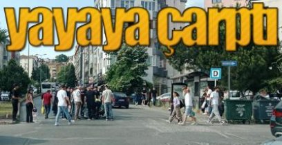 EREĞLİ'DE OTOMOBİL YAYAYA ÇARPTI