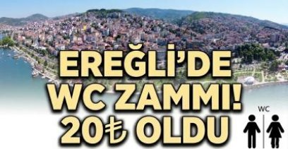 EREĞLİ\'DE TUVALET TARİFESİ GÜNCELLENDİ !