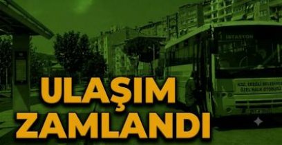 EREĞLİ\'DE ULAŞIM ZAMMI DEVREDE !