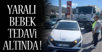 EREĞLİ'DEKİ KAZADA 1 BEBEK YARALANDI !