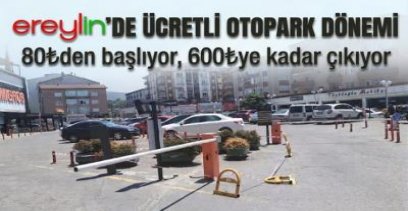 EREĞLİN AVM\'DE ÜCRETLİ OTOPARK DÖNEMİ