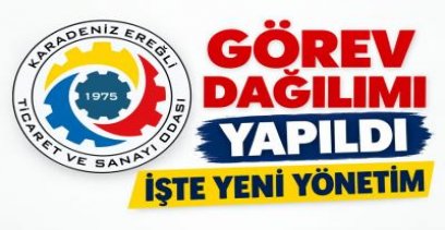 İŞTE EREĞLİ TSO\'DA GÖREV DAĞILIMI