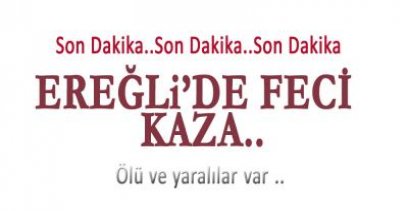 KAZA YERİNDEN İLK FOTOĞRAFLAR GELDİ !