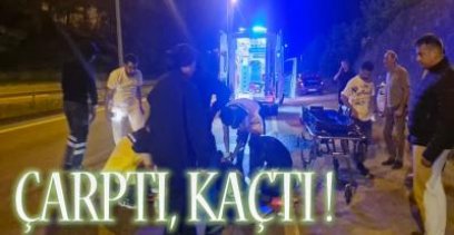 KEPEZ YOLUNDA MOTOSİKLETLER ÇARPIŞTI !
