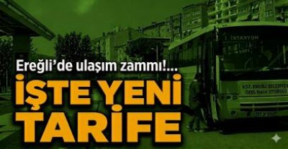 KOMİSYON TOPLANTISI BİTTİ, İŞTE YENİ TARİFE !
