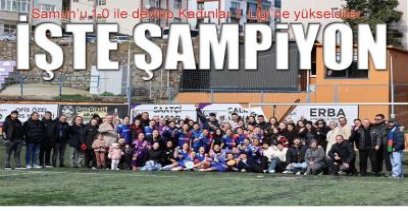 LİDERİ DEVİRİP ŞAMPİYON OLDULAR : 1-0