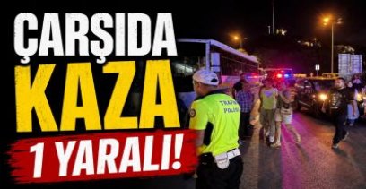 OTOMOBİL SCOOTER\'E ÇARPTI !