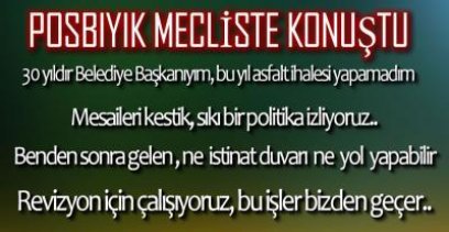 POSBIYIK\'TAN FLAŞ AÇIKLAMALAR