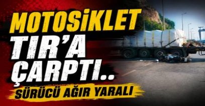 TERSANE KAVŞAĞINDA KAZA ; AĞIR YARALI !