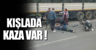 YENİ GÜN MOTOSİKLET KAZASI İLE BAŞLADI