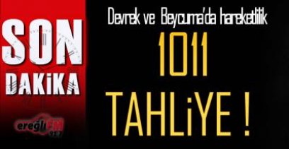 ZONGULDAK\'TA CEZAEVİNDEN TAHLİYELER BAŞLADI